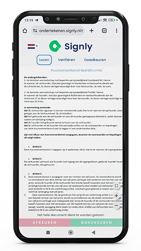 telefoon-ondertekenen